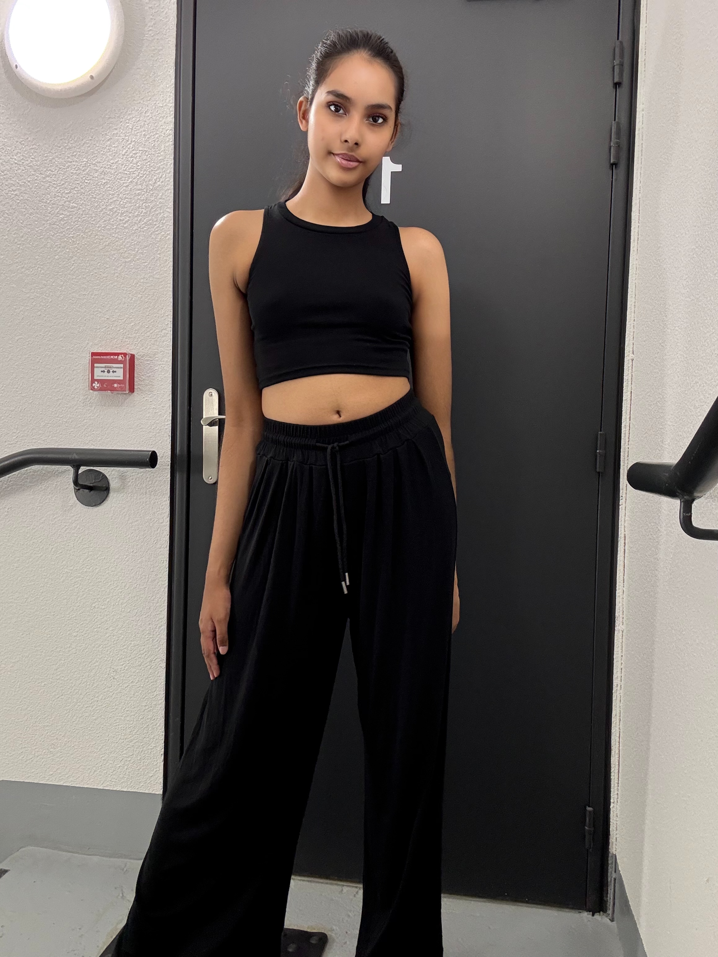 Ensemble haut et pantalon fluide ajustable